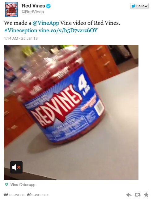 Redvines Punning with Vine - a New Form of Ad?